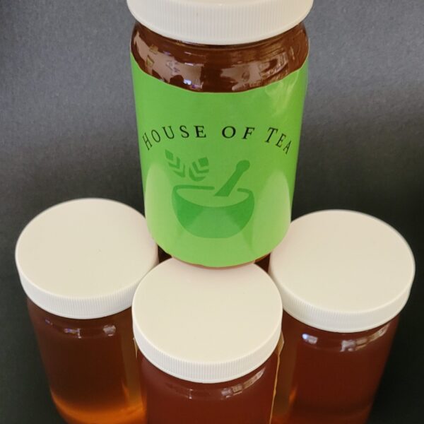 10oz-Glass Pint Raw Honey Jar
